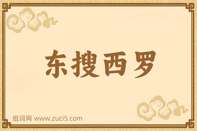 成语东搜西罗图片