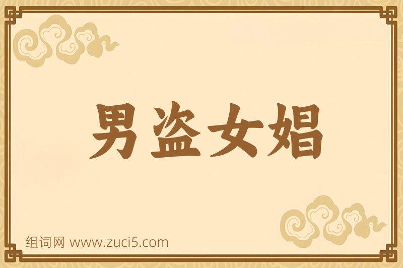 成语男盗女娼图片