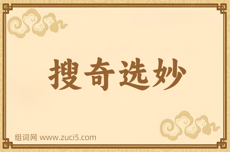 成语搜奇选妙图片