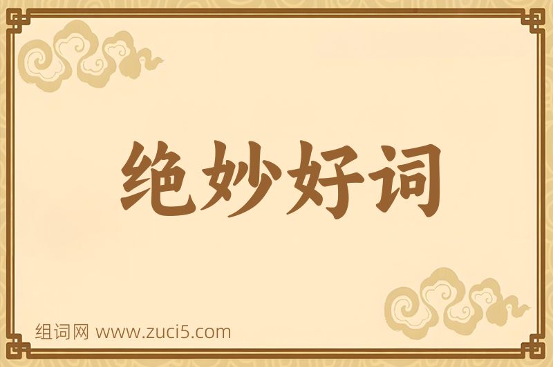 成语绝妙好词图片