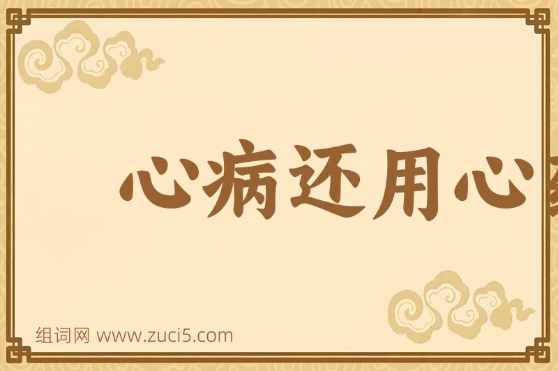 成语心病还用心药医图片