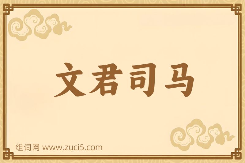 成语文君司马图片