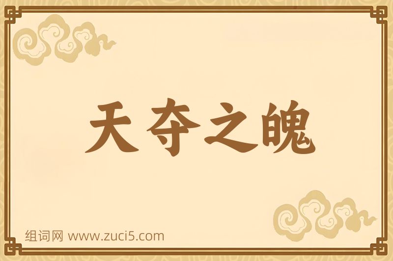 成语天夺之魄图片