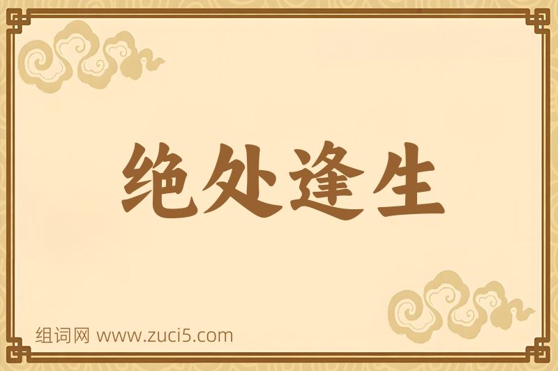 成语绝处逢生图片