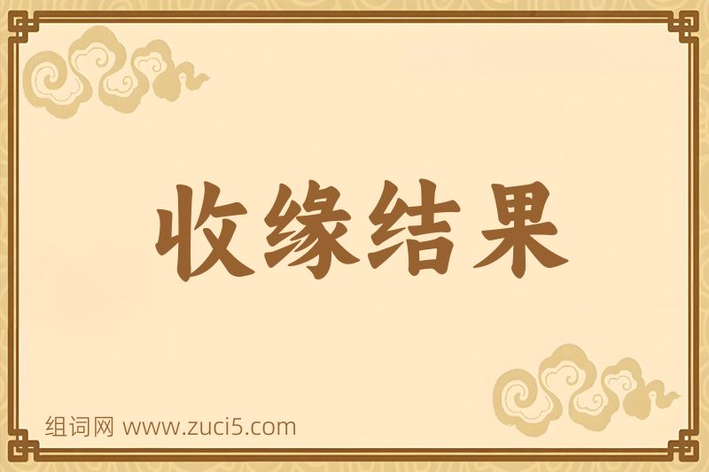 成语收缘结果图片