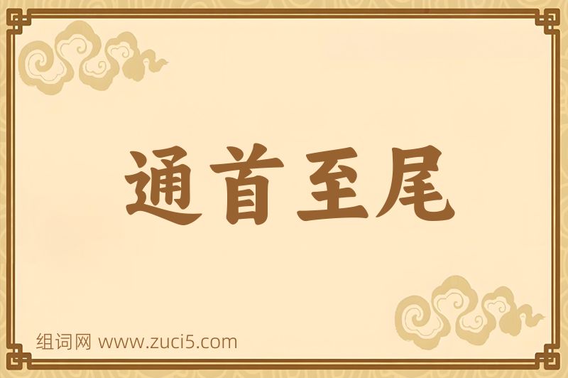 成语通首至尾图片