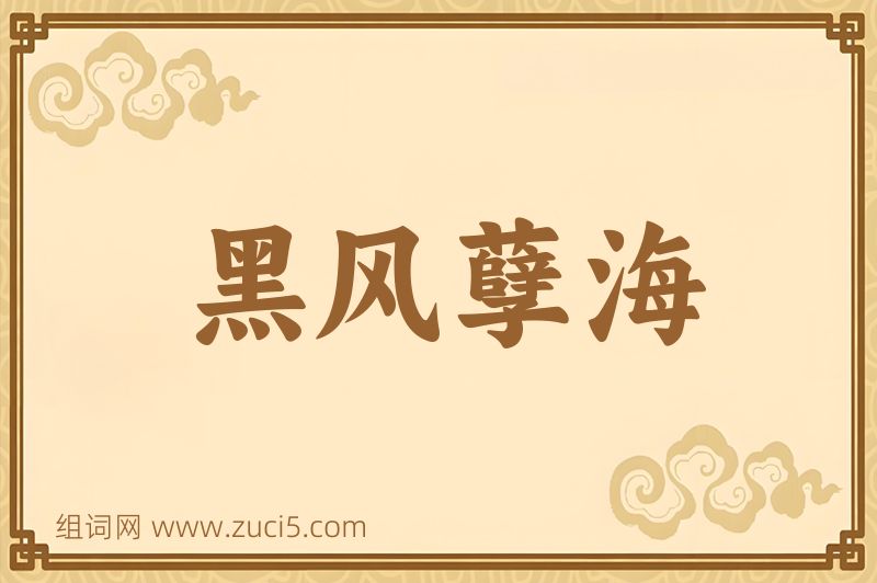 成语黑风孽海图片
