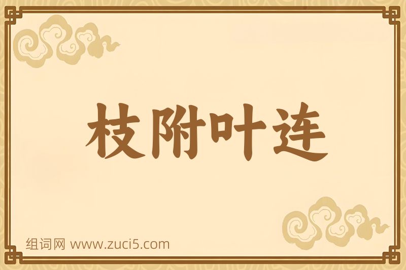 成语枝附叶连图片